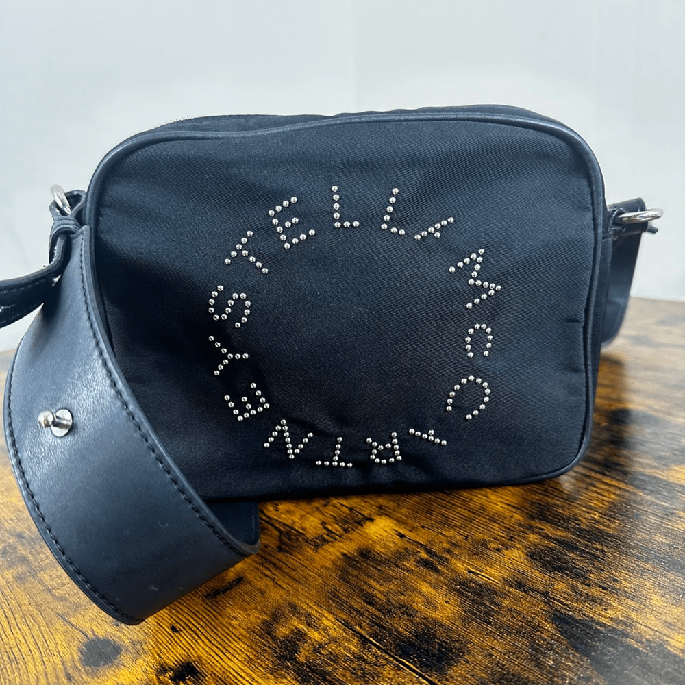 Stella McCartney Black Nylon Camera Bag Crossbody